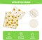 Yellow Flowers Daisy Bees Summer Table Runner, Seasonal Easter Fall Holiday Kitchen Dining Table Decoration for Home Party Indoor
